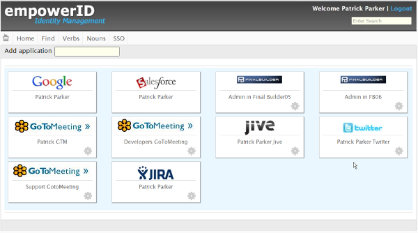 Federated single signon to cloud applications